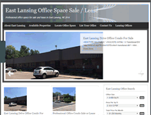 Tablet Screenshot of officespaceeastlansing.com